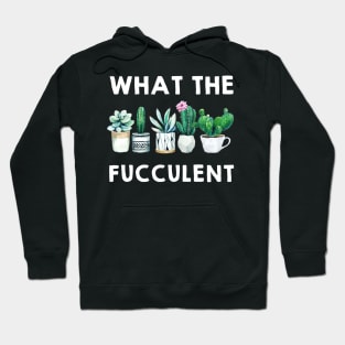 What the Fucculent Cactus Succulents Plants Gardening Gift Hoodie